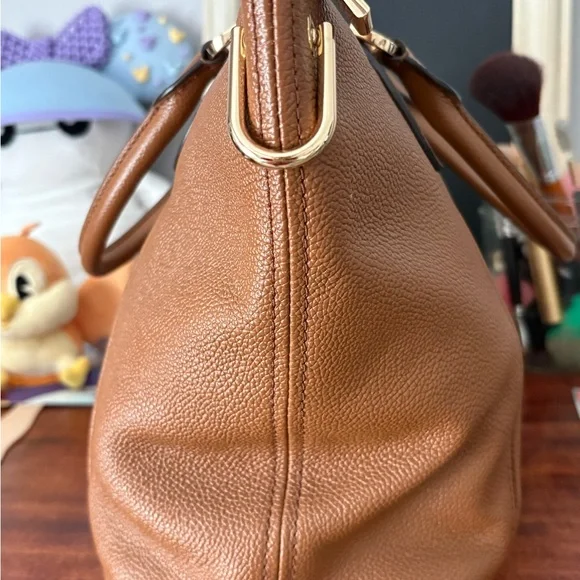 Michael Kors Tan Leather Tote - Picture 4 of 8
